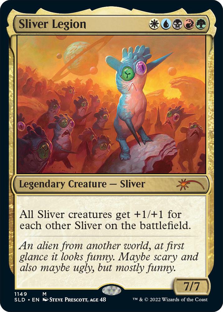 Sliver Legion 1149 card from Secret Lair Drop Series