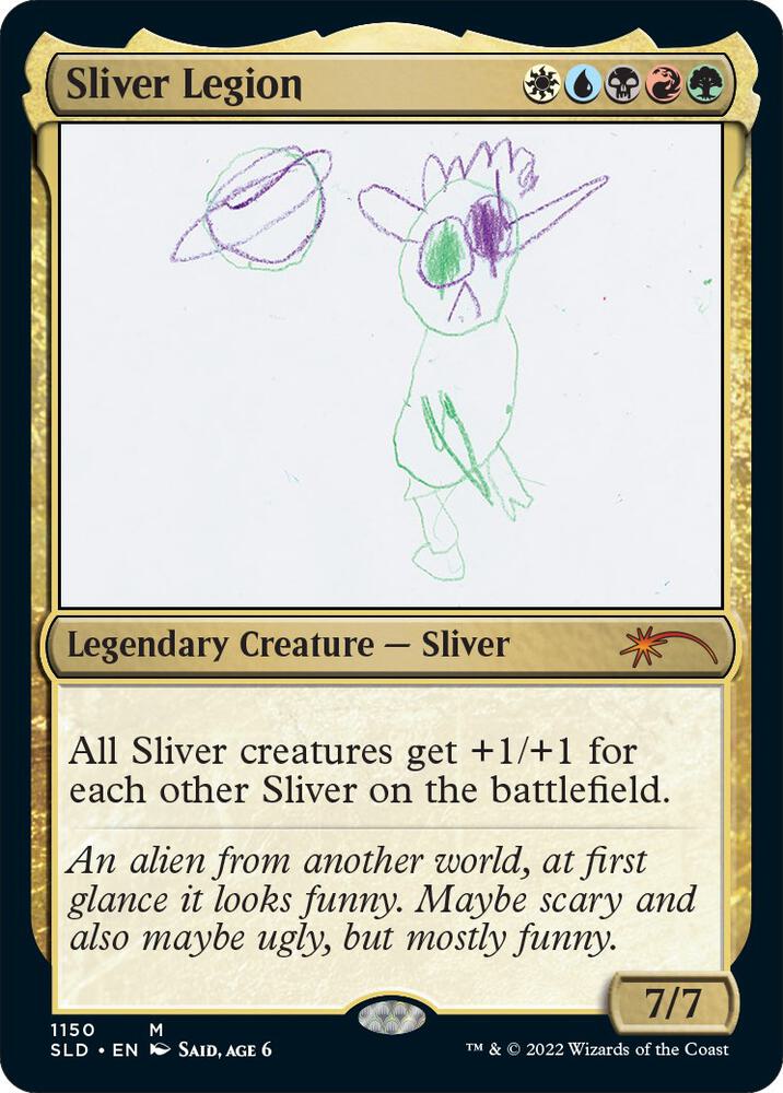 Sliver Legion 1150 card from Secret Lair Drop Series