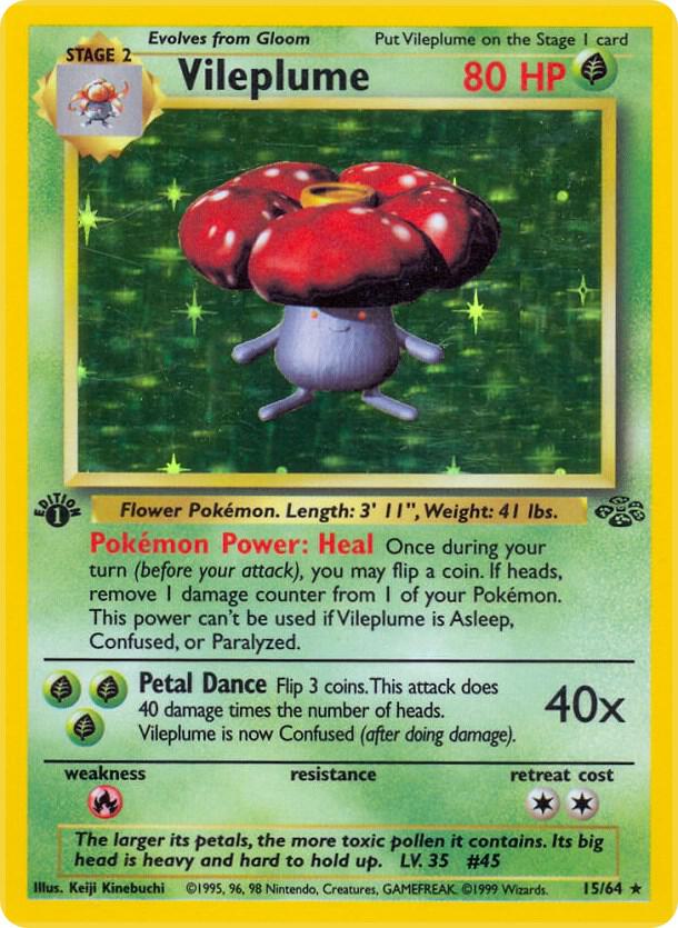Vileplume (15) 15/64 card from Jungle