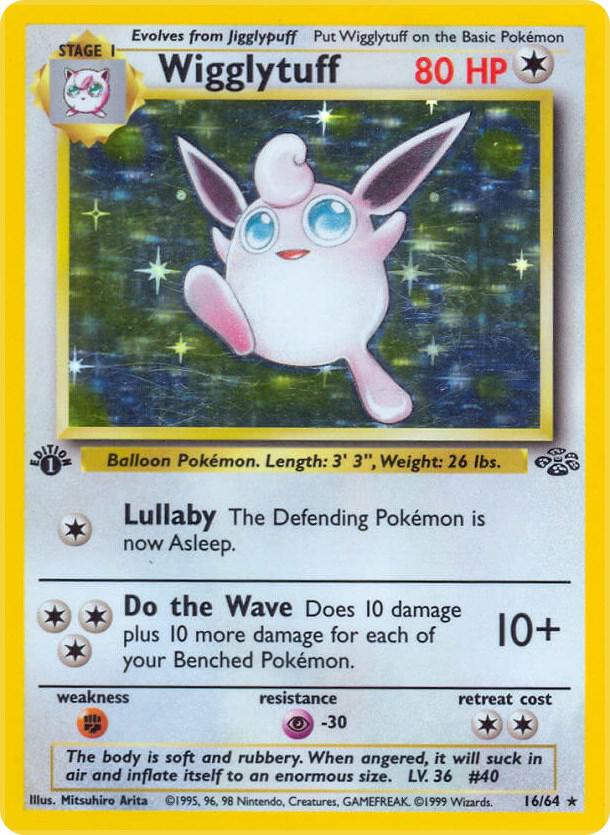 Wigglytuff (16) 16/64 card from Jungle