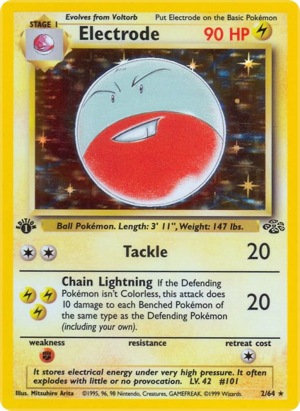 Electrode (2) 02/64 card from Jungle