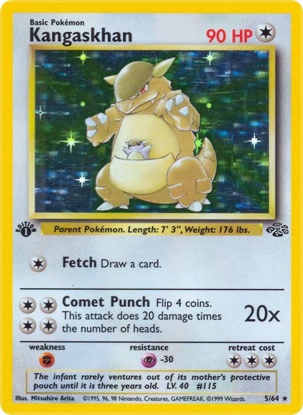 Kangaskhan (5) 05/64 card from Jungle