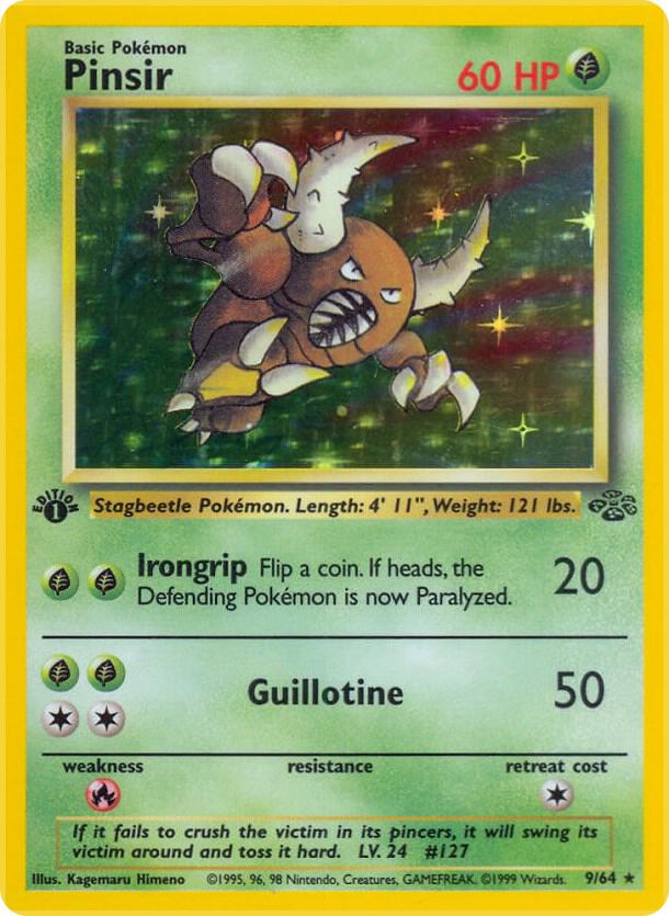Pinsir (9) 09/64 card from Jungle