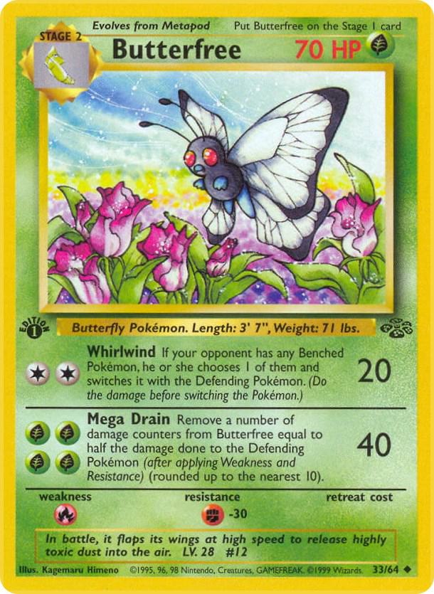 Butterfree 33/64 card from Jungle