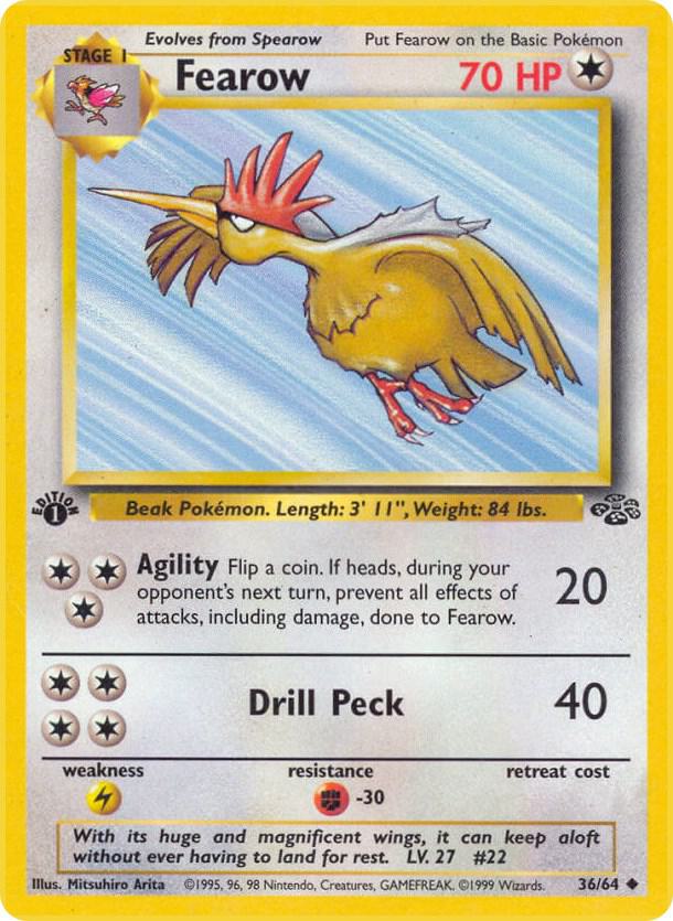 Fearow 36/64 card from Jungle