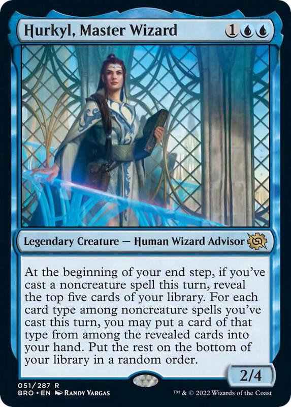 Hurkyl, Master Wizard 51 card from The Brothers' War