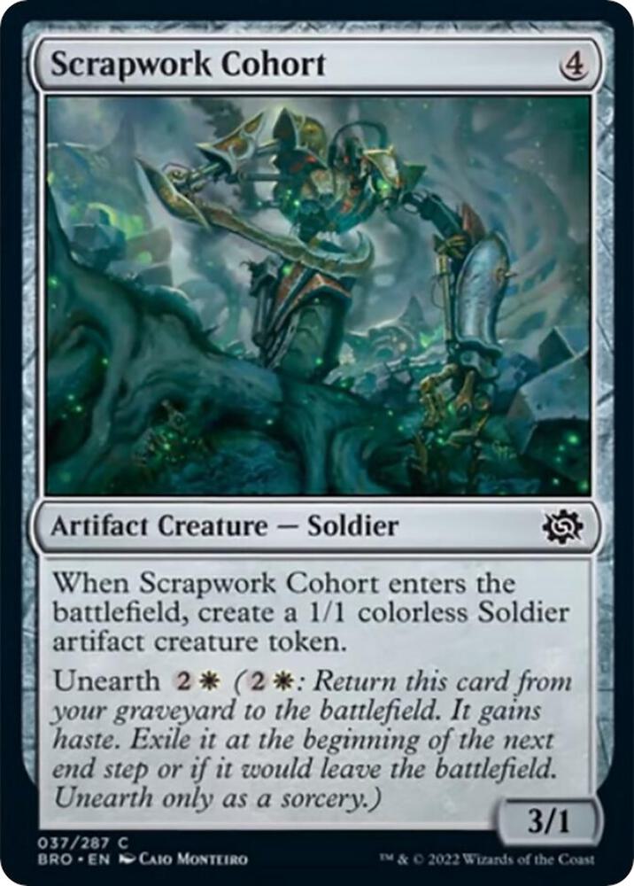 Scrapwork Cohort 37 card from The Brothers' War