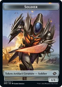 Soldier Token 8 card from The Brothers' War