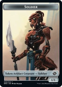 Soldier Token 9 card from The Brothers' War