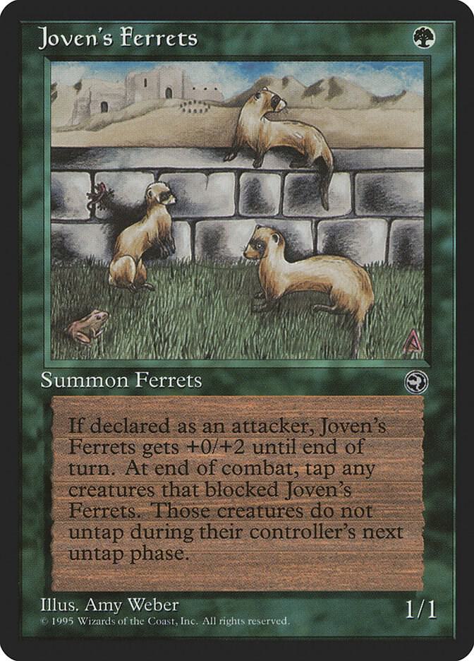 Joven's Ferrets card from Homelands