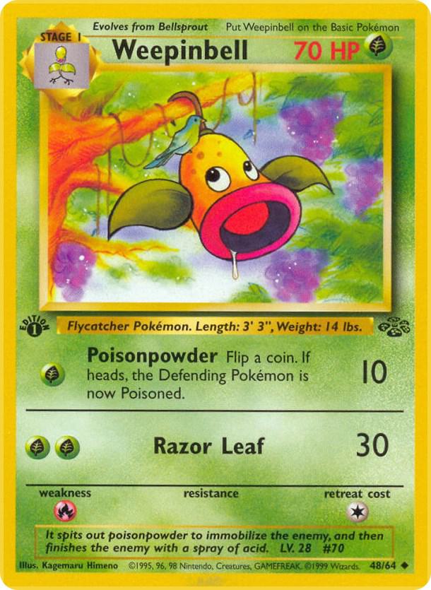 Weepinbell 48/64 card from Jungle