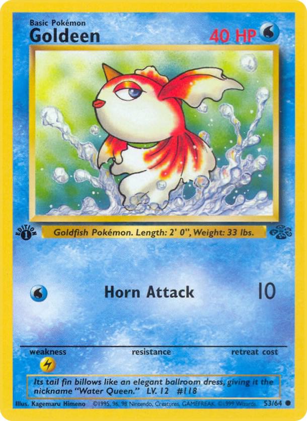 Goldeen 53/64 card from Jungle