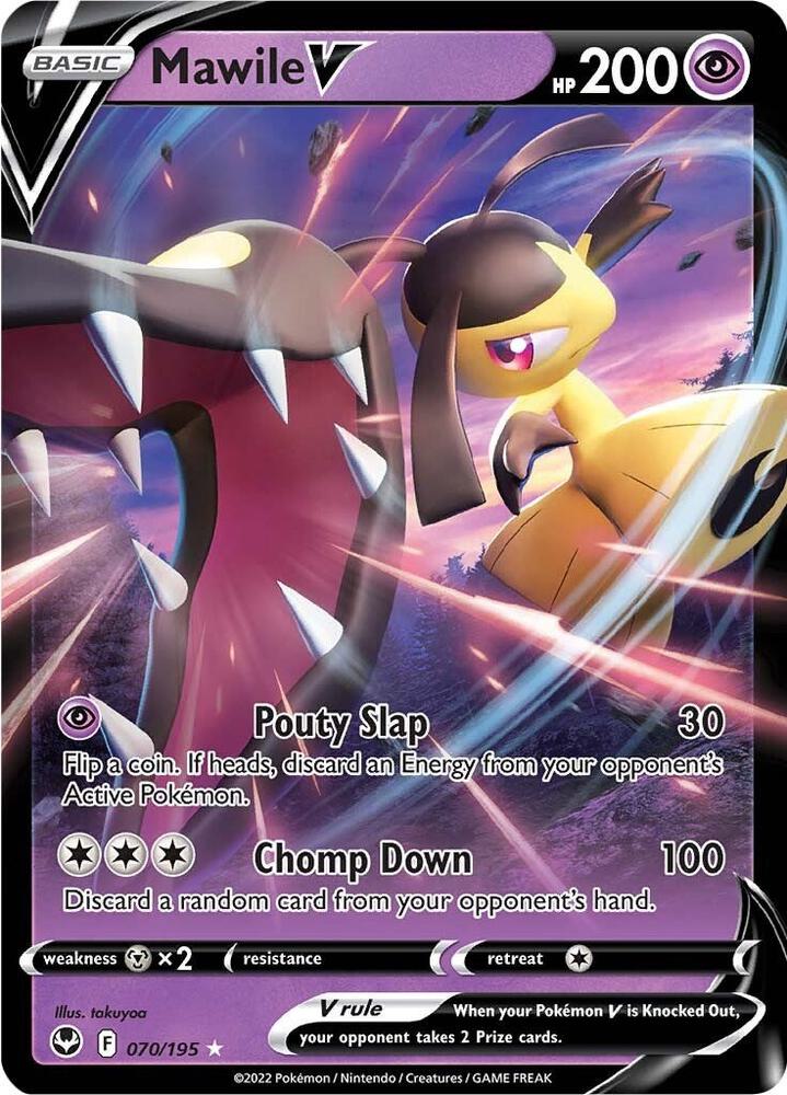 Mawile V 070/195 card from SWSH12: Silver Tempest