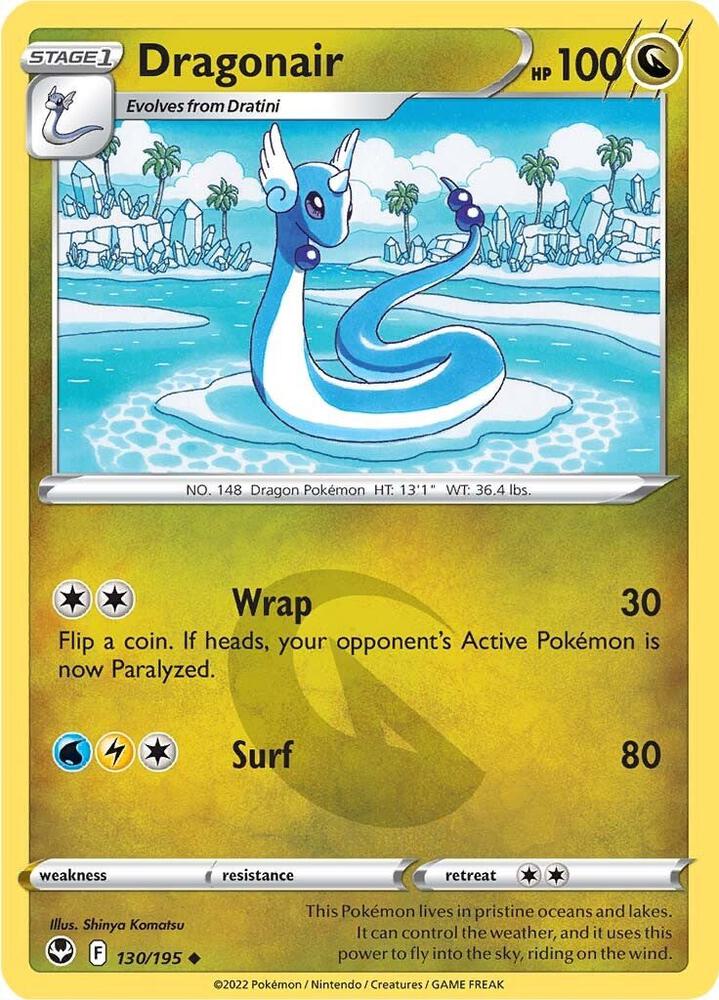 Dragonair 130/195 card from SWSH12: Silver Tempest