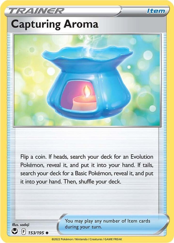 Capturing Aroma 153/195 card from SWSH12: Silver Tempest
