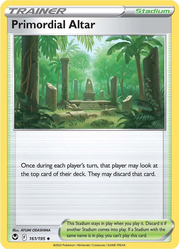 Primordial Altar 161/195 card from SWSH12: Silver Tempest