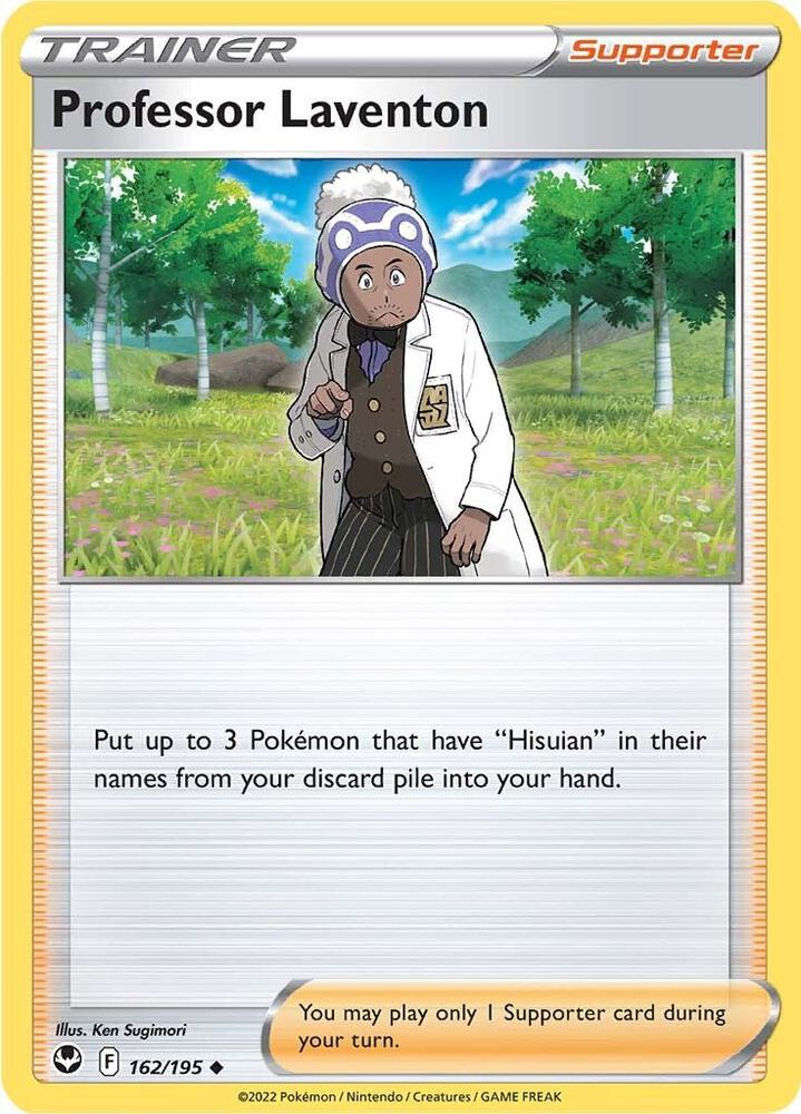 Professor Laventon 162/195 card from SWSH12: Silver Tempest
