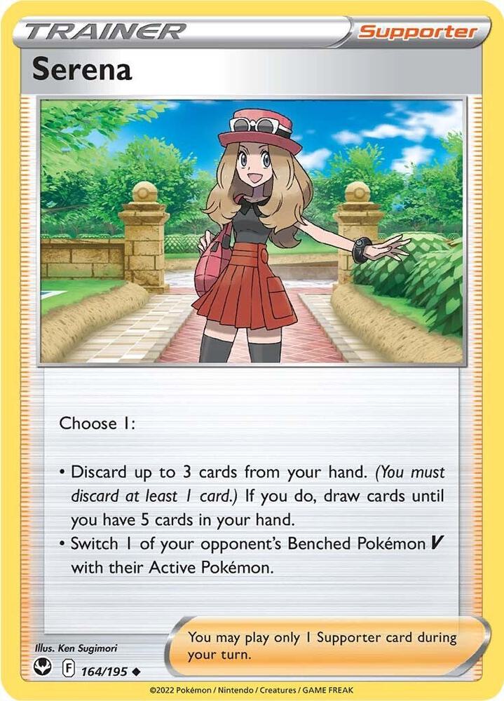 Serena 164/195 card from SWSH12: Silver Tempest