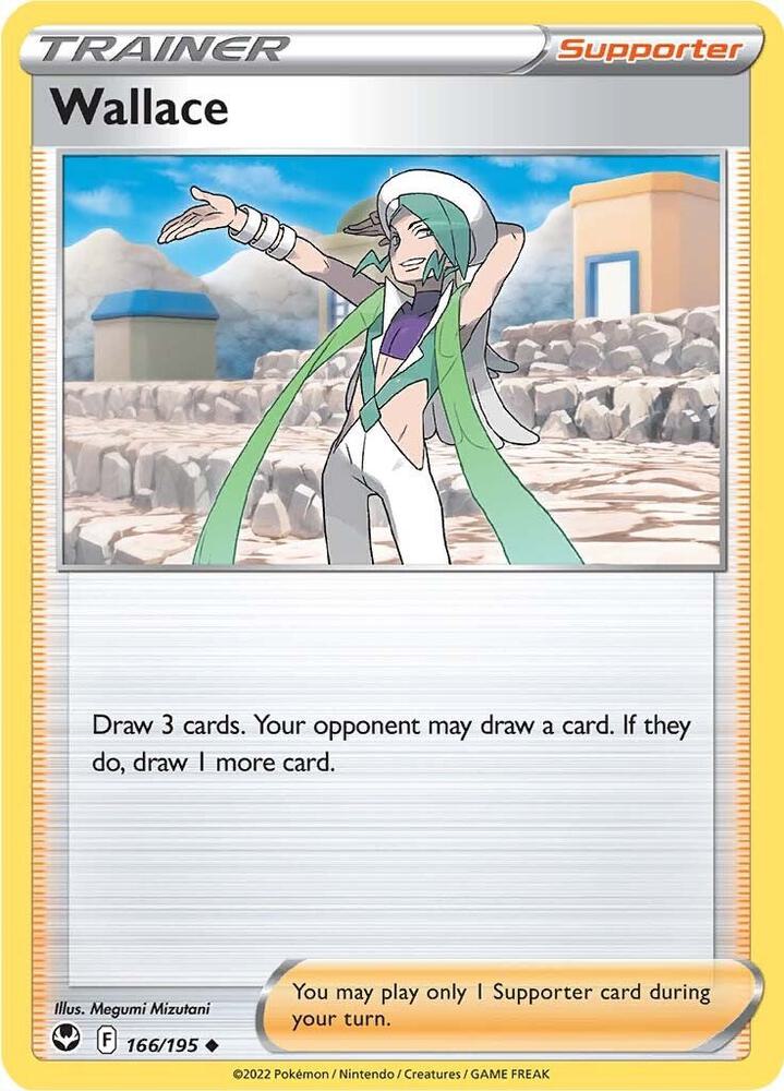Wallace 166/195 card from SWSH12: Silver Tempest