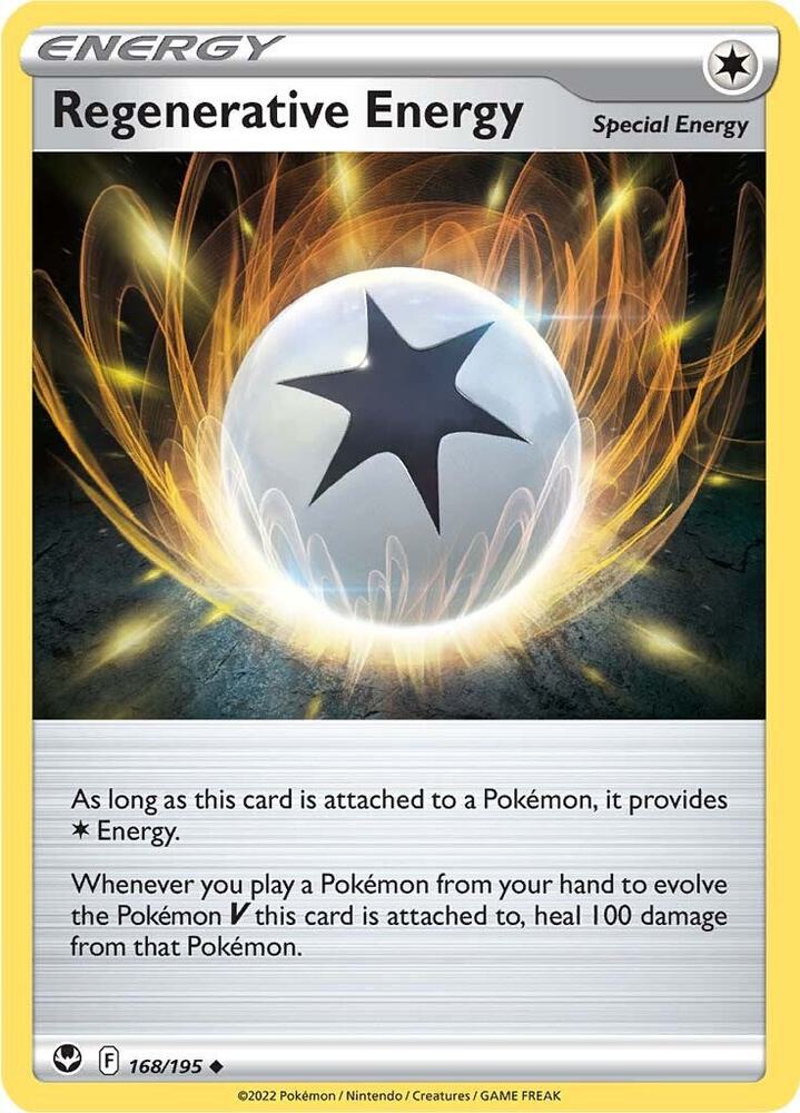 Regenerative Energy 168/195 card from SWSH12: Silver Tempest