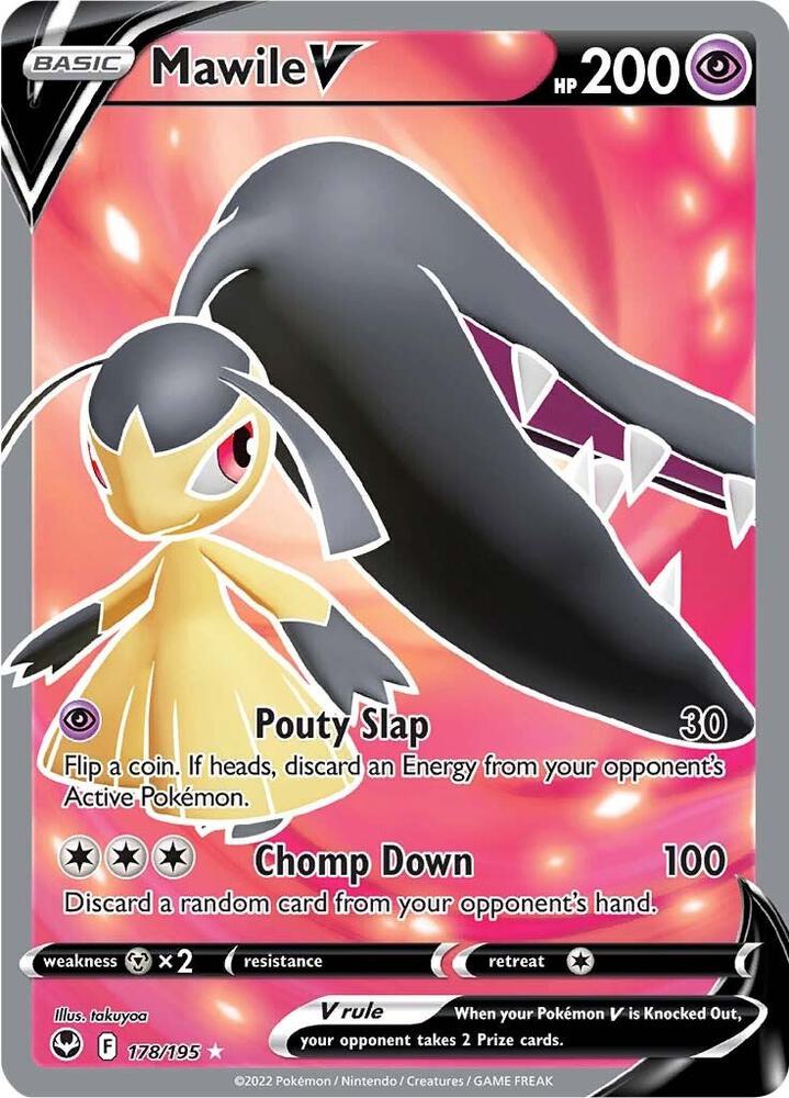 Mawile V (Full Art) 178/195 card from SWSH12: Silver Tempest