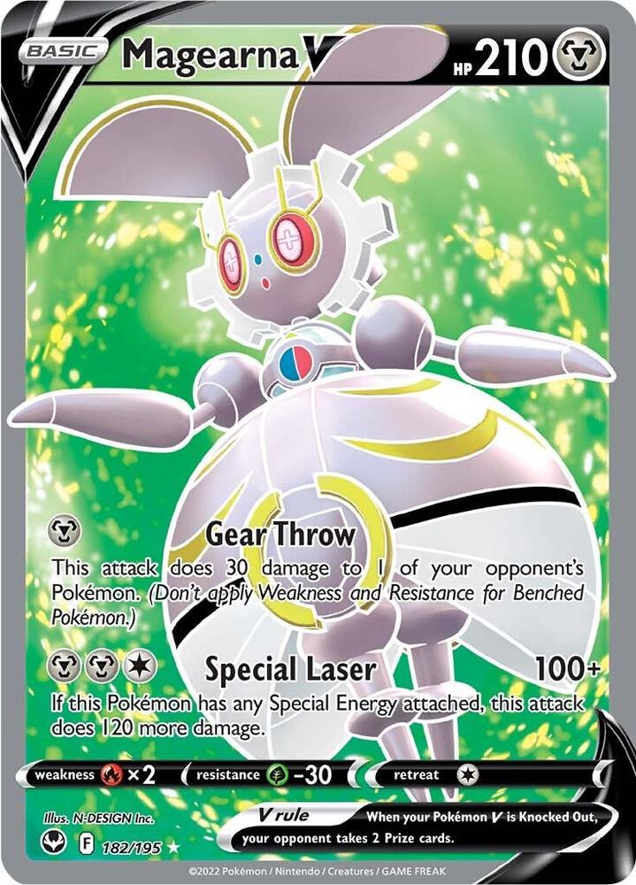 Magearna V (Full Art) 182/195 card from SWSH12: Silver Tempest