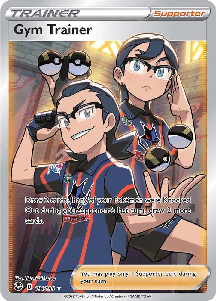 Gym Trainer (Full Art) 191/195 card from SWSH12: Silver Tempest