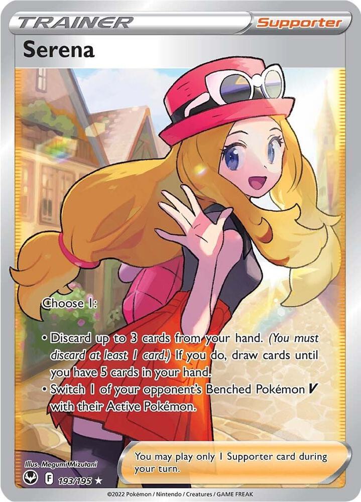 Serena (Full Art) 193/195 card from SWSH12: Silver Tempest