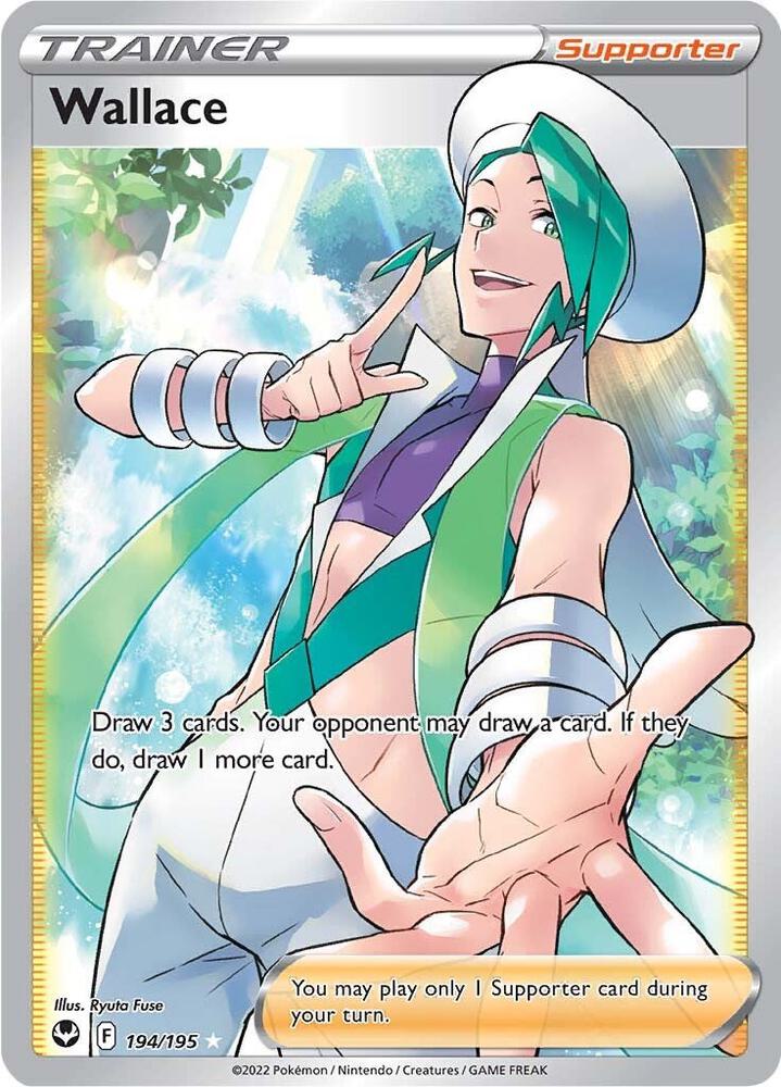 Wallace (Full Art) 194/195 card from SWSH12: Silver Tempest