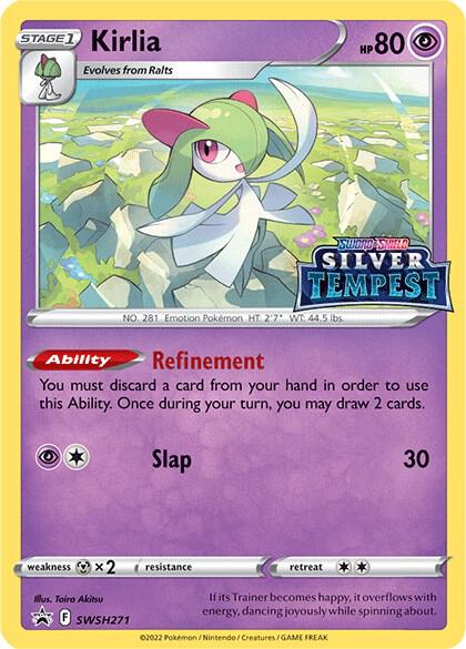 Kirlia (Prerelease) SWSH271 card from SWSH: Sword & Shield Promo Cards