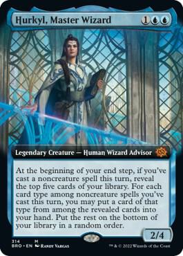 Hurkyl, Master Wizard (Extended Art) 314 card from The Brothers' War