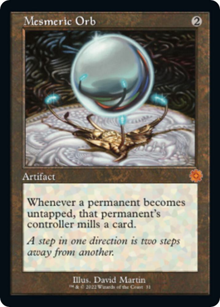 Mesmeric Orb 31 card from The Brothers' War: Retro Frame Artifacts