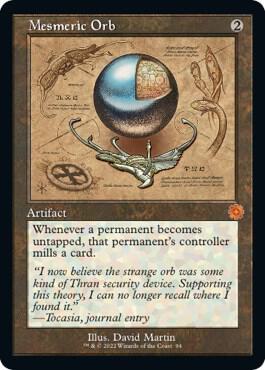Mesmeric Orb (Schematic) 94 card from The Brothers' War: Retro Frame Artifacts