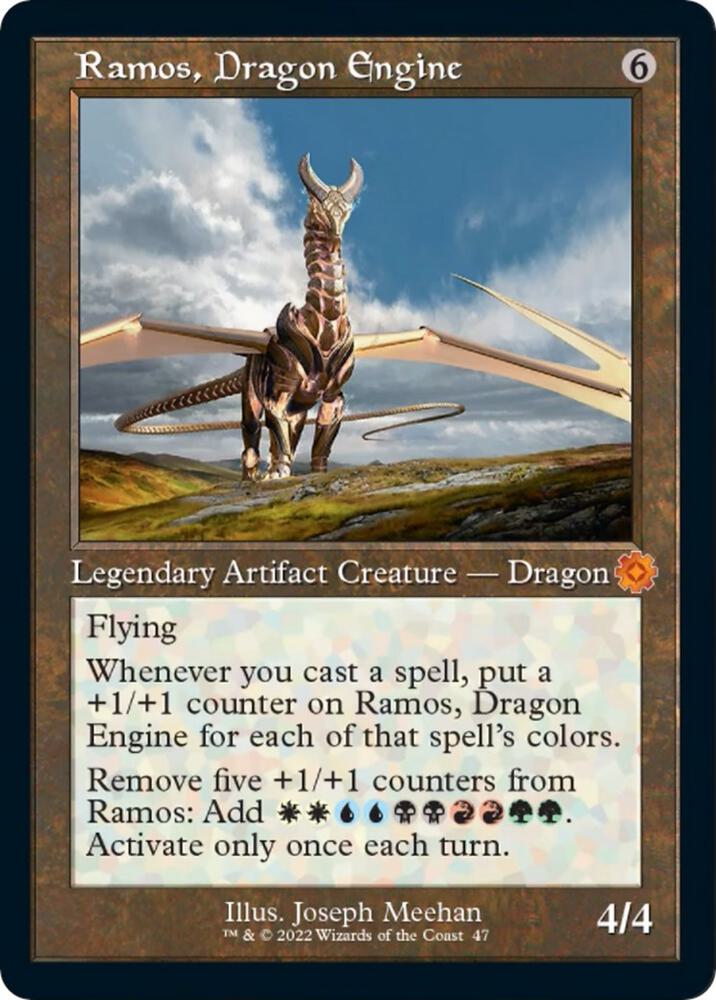 Ramos, Dragon Engine 47 card from The Brothers' War: Retro Frame Artifacts