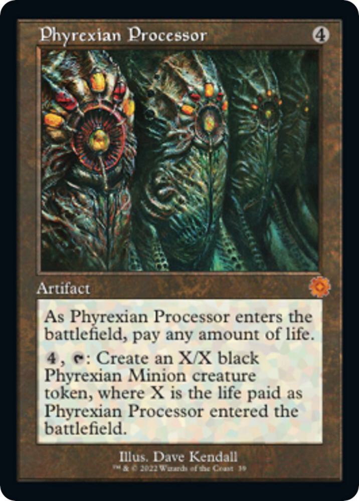 Phyrexian Processor 39 card from The Brothers' War: Retro Frame Artifacts