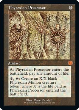 Phyrexian Processor (Schematic) 102 card from The Brothers' War: Retro Frame Artifacts