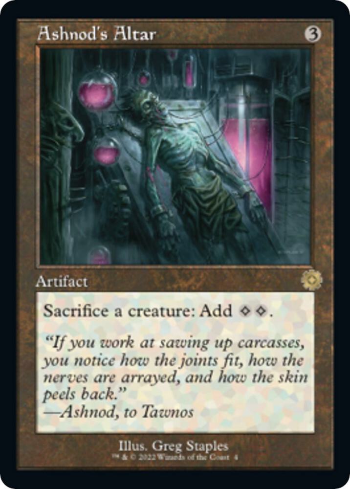 Ashnod's Altar 4 card from The Brothers' War: Retro Frame Artifacts