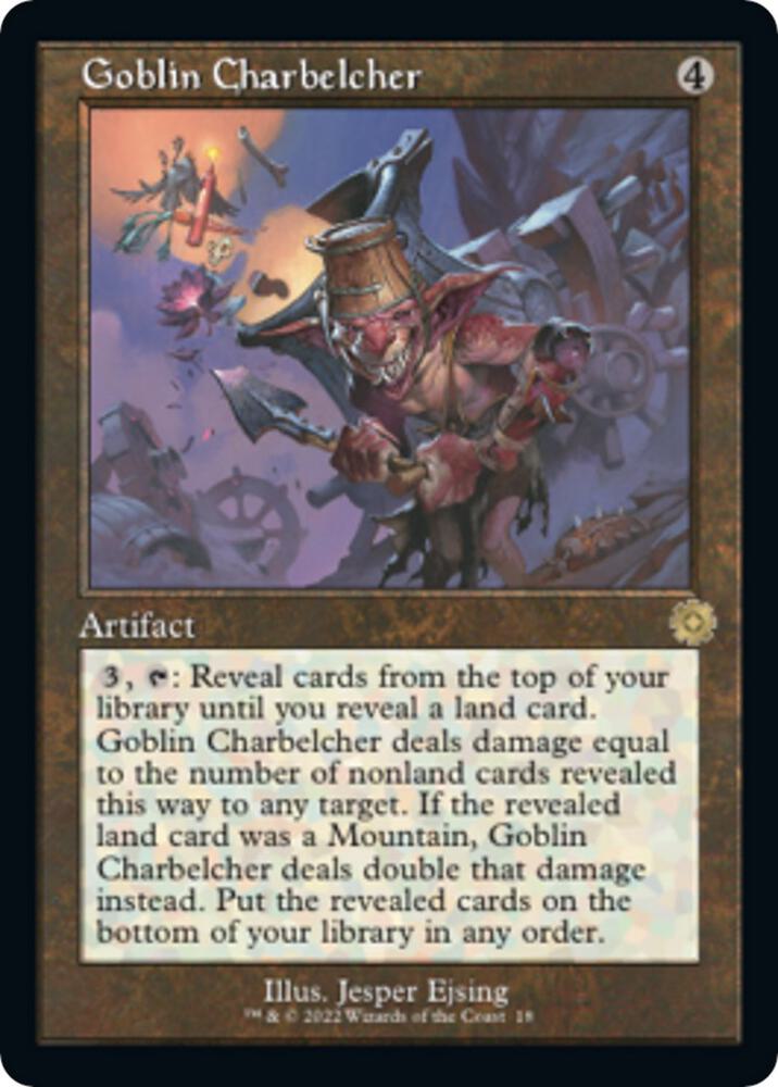 Goblin Charbelcher 18 card from The Brothers' War: Retro Frame Artifacts