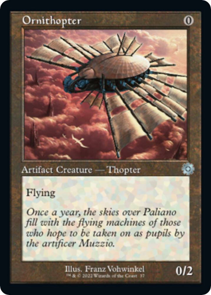 Ornithopter 37 card from The Brothers' War: Retro Frame Artifacts