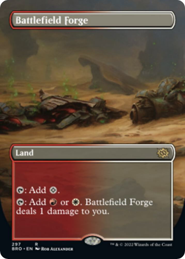 Battlefield Forge (Borderless) 297 card from The Brothers' War