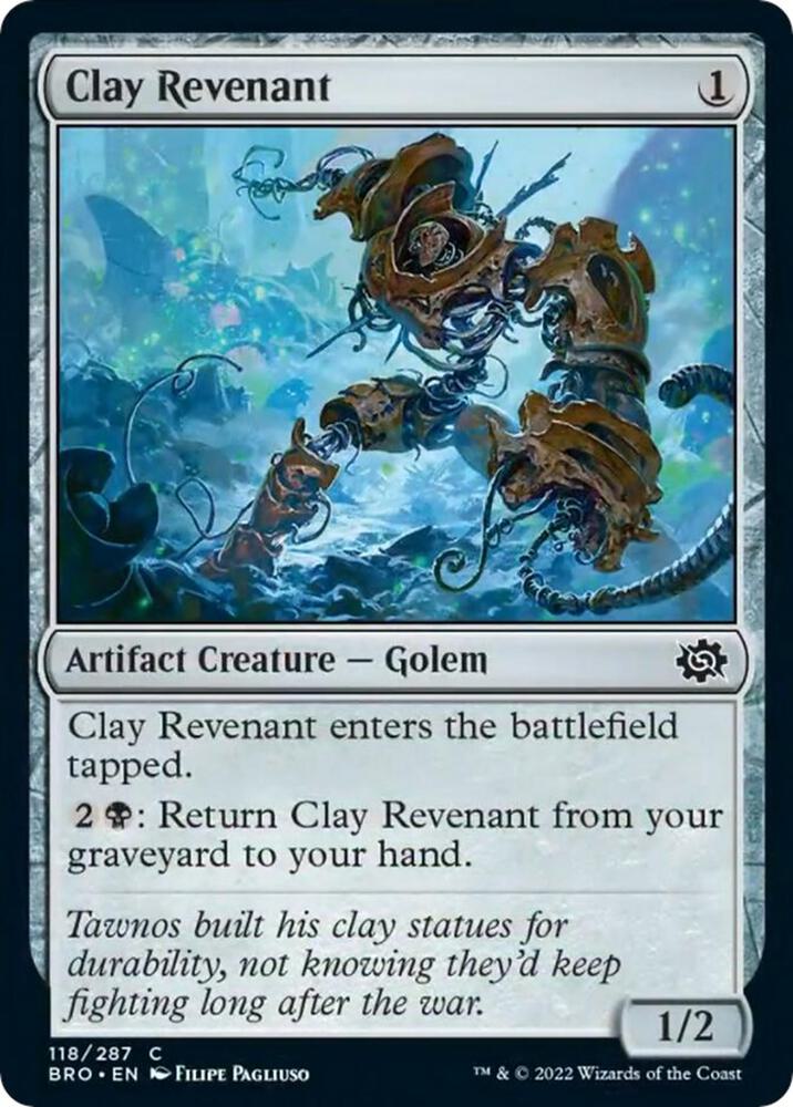 Clay Revenant 118 card from The Brothers' War