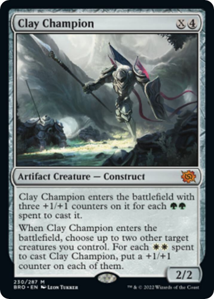 Clay Champion 230 card from The Brothers' War
