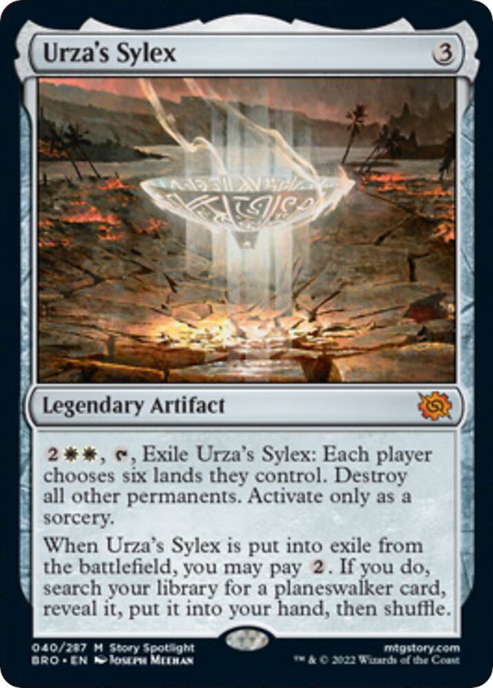 Urza's Sylex 40 card from The Brothers' War