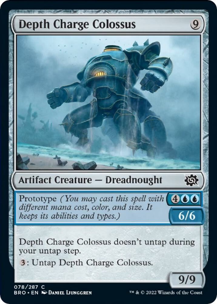 Depth Charge Colossus 78 card from The Brothers' War