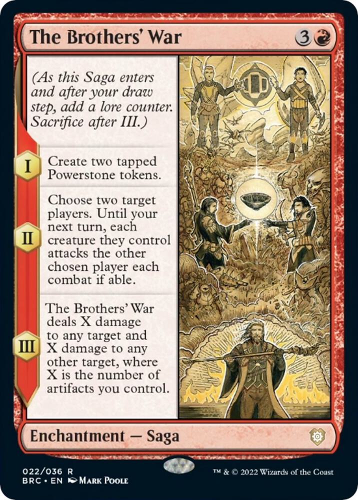 The Brothers' War 22 card from Commander: The Brothers' War