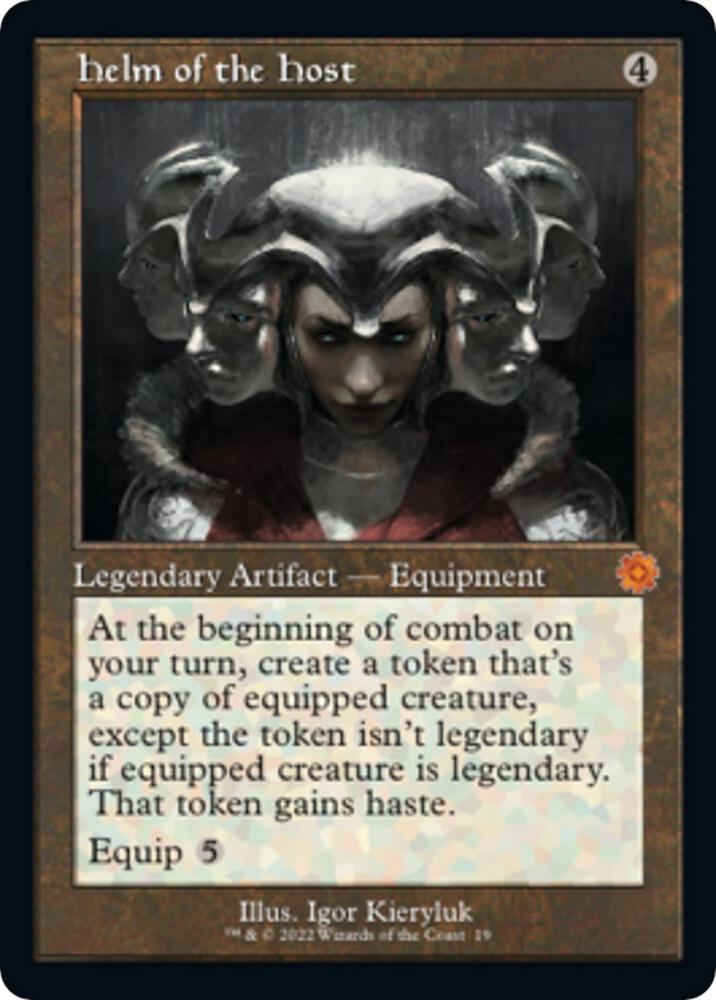 Helm of the Host 19 card from The Brothers' War: Retro Frame Artifacts