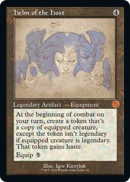 Helm of the Host (Schematic) 82 card from The Brothers' War: Retro Frame Artifacts