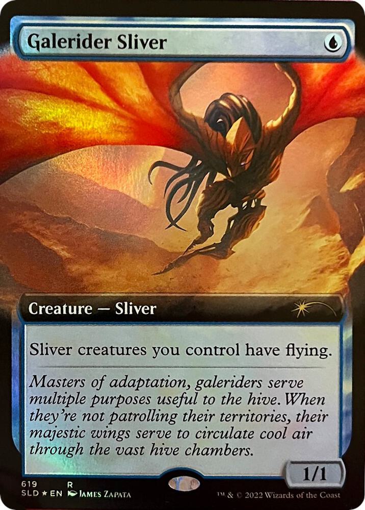 Galerider Sliver (Extended Art) 619 card from Secret Lair Drop Series