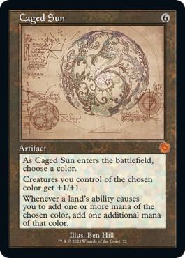 Caged Sun (Schematic) 72 card from The Brothers' War: Retro Frame Artifacts