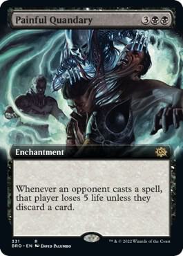 Painful Quandary (Extended Art) 331 card from The Brothers' War